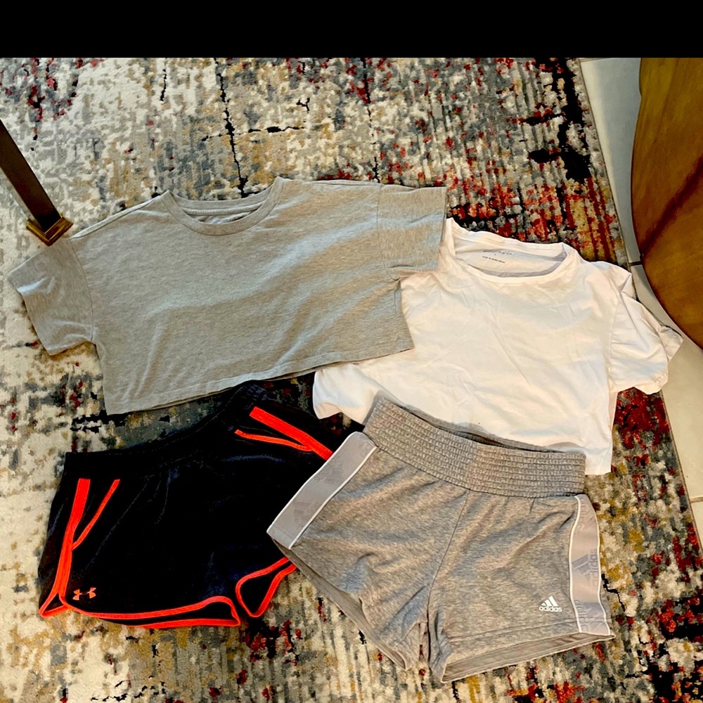 Active wear shorts and jeggings